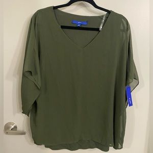 Olive Green Dress Shirt